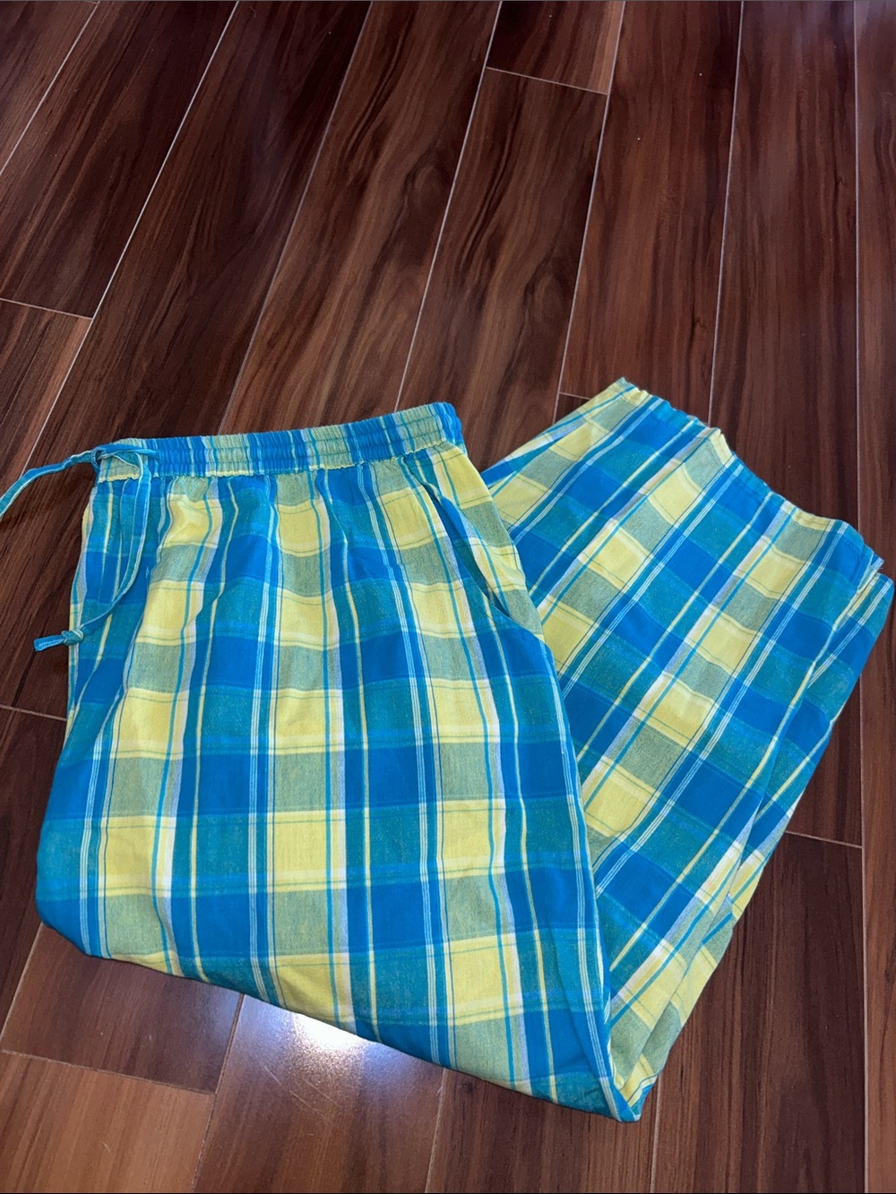 3X 100% cotton CW Classics Capri plaid pants